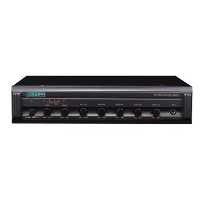 DSPPA MP300PIII – Amplificador Mezclador 120 W (3 MIC/2 AUX, 100/70 V y 4–16 Ω)