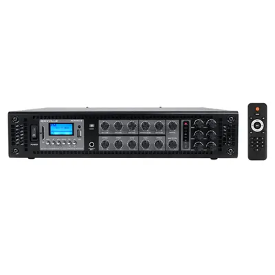 Rockville RCS180-6 – Amplificador Comercial 180 W 6 Zonas (70/100 V & 4-8 Ω)
